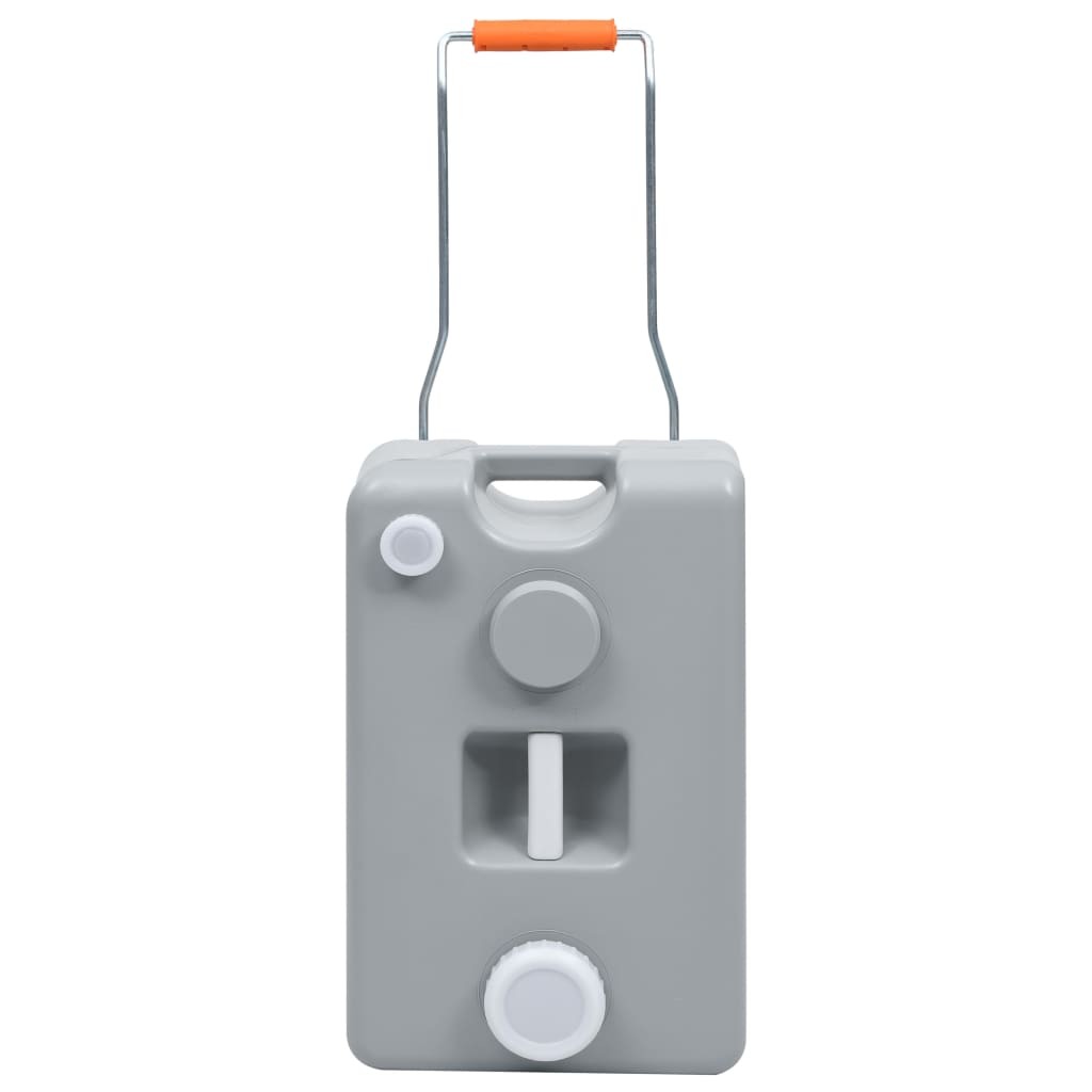 Wheeled Water Tank for Camping 25 L Grey 15 Wheeled Water Tank for Camping 25 L Grey